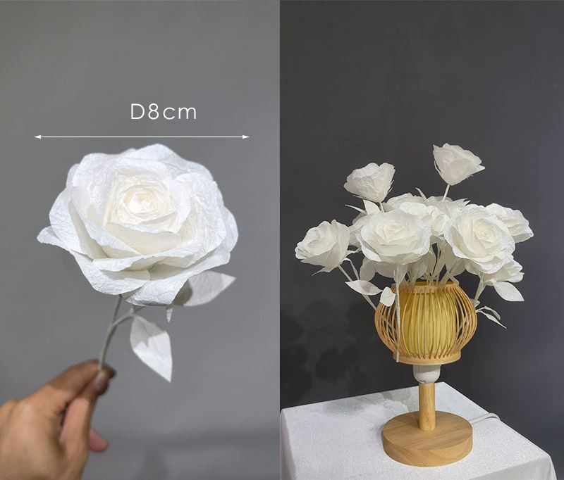 Mini papierowe kwiaty do rzemiosła