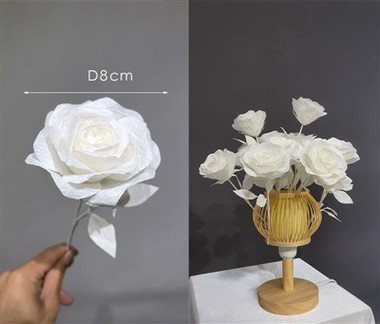 Mini papierowe kwiaty do rzemiosła